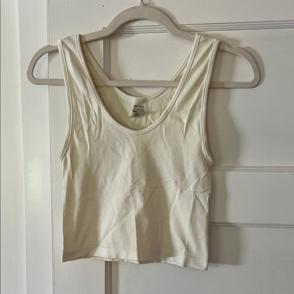 Aritzia Sunday Best Off-White Tank Top